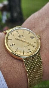 Zlaté pánske hodinky Omega automatic Genéve - 2