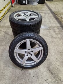 Predam 4 ks alu disky 225/50 r17+zimne pneu - 2