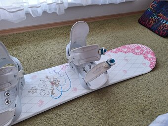 Snowboard dievca + topanky - 2