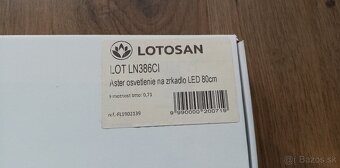 LED osvetlenie nad zrkadlo 80 cm - 2