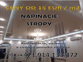 Vlastná výroba a montáž napínacích stropov - 2