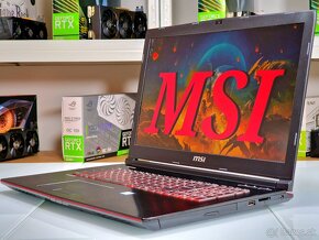 Herný notebook MSI APACHE | 17,3" | I7-7700HQ | 1050Ti | 16G - 2