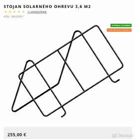 Predám solárny panel 3,6 M2 + stojan - 2