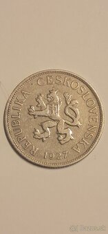 5 koruna 1927 Zbierkový stav - 2