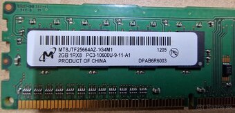 Pamäte ddr3 2 - 4 - 4gb - 2