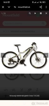 Krosový elektrobicykel/ebike MTF Cross 7.0 - 2