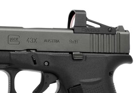 Glock 43X MOS kombo s kolimátorom RMSc Shield, NOVÉ - 2