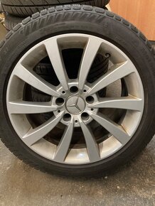 245/45 r17 zimne pneu Mercedes Benz disky - 2