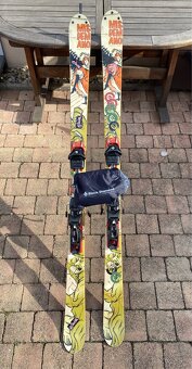 Skialp set K2, Freeride lyze Armada ARV, lyziarky, palice - 2