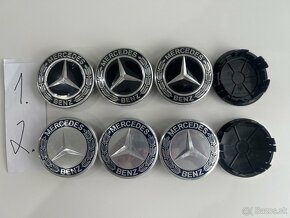 Mercedes Benz (new) stredove kryty 75mm - 65mm GLE,GLC,C,E,S - 2