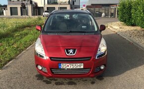 Peugeot 5008, r.v.2012, 1560m3, 88kW, 7 miestne, červená m. - 2