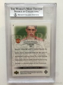 Karta Cristiano Ronaldo, 2004 SP Authentic, Beckett 9 - 2