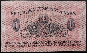 1 KORUNA ČSR ROK 1919 - VZÁCNA - 2