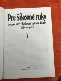 Staršie knihy o vyšívaní, háčkovaní, pletení/štrikovaní č. 3 - 2