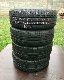 195/55 r16 letné Bridgestone 91V - 2