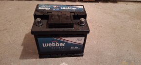 Autobatéria webber 12v 45ah - 2