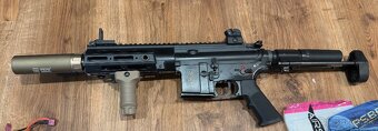 Predam Specna Arms HK416 PDW verziu s prislusenstvom - 2