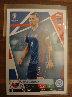 Futbalové kartičky TOPPS MATCH ATTAX EURO 2024 - SLOVENSKO - 2