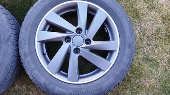 SADA ALU DISKOV 4X100 PNEU.185/55R15 LETNE SKODA SEAT VW - 2