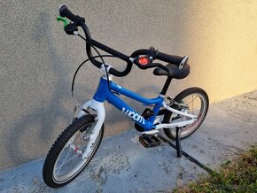 Bicykel Woom 2 14" modry s krytom retaze + stojan - 2