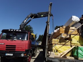 tatra 6x6 , sklápač  s hydraulickou rukou  HIAB 215-4 - 2