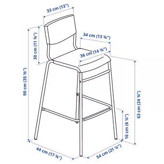 Barove stolicky ikea - 2