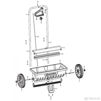 Gardena Posýpací vozík L - 2
