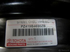 R16 plechové disky TOYOTA rozteč 5x100 - 2