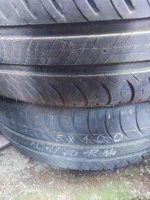 Pneumatiky 165/70 R14 s alu diskom - 2