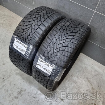 Zimné pneumatiky 195/50 R15 BRIDGESTONE DOT4422 - 2