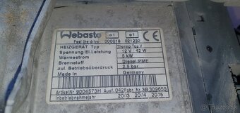 Webasto Thermo top V Diesel nezávisle topení - 2