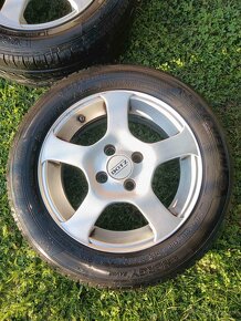 Letné pneumatiky 185/60 r14 disky dotz - 2