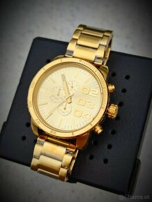 Zlaté hodniky DIESEL - Chronograph Gold, Originál s balením - 2