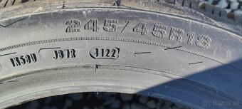 245/45 R18 Dunlop nové zimné pneumatiky - pár - 2