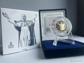 Pamätna 2€ minca Vatikán 2022 PROOF - 2