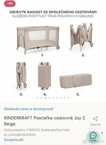 Cestovná postieľka Kinderkraft Joy 2 - 2