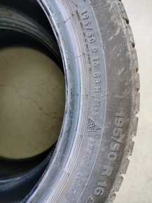 Predám 2 zimné pneumatiky 195/50 R16 88H Continental - 2