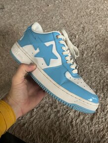 Bape Sta Patent Leather Baby Blue - 2