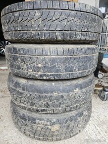 Plechové disky 6x130 + zimné pneu 205/75r16c - 2