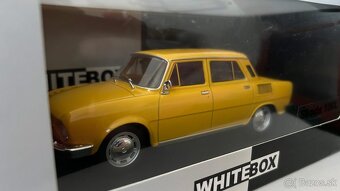 ŠKODA 100L žltá - WhiteBox 1/24 - 2