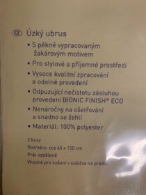 Zakarovy vianocny uzky behun na stol - 2