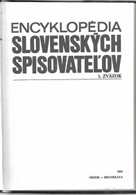 Encyklopédia slov. spisovateľov 1/A-O a 2/P-Ž - 2