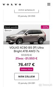 Volvo XC90 zlava 22% - 2