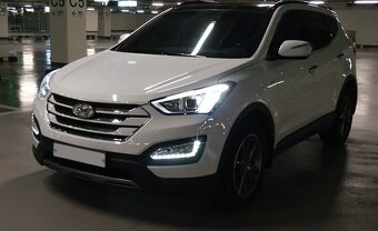 Hyundai Santafe hmlovka denné svietenie DRL lava strana - 2