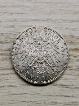 5 marka Prusko 1914 Wurttemberg - 2