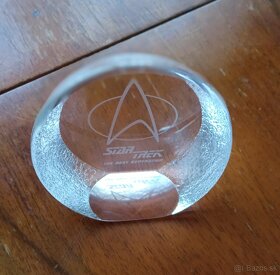 STAR TREK krystalove logo / tazitko Silver Deer - 2