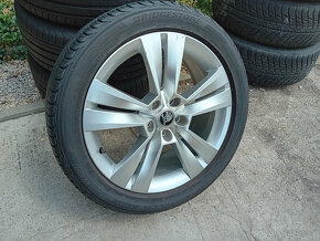 ALU disky "Škoda a iné" 5x112 18" pneu 215/50 r18 - 2