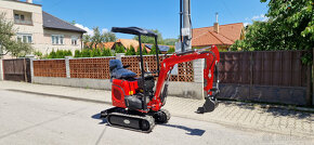 Bager novy 1.2t zaruka , roztahovacie pasy, motor KUBOTA - 2