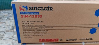 Sinclair 3.5kw nástenná klimatizácia - 2