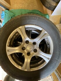 Alu disky s pneu 215/65r 15 - 2